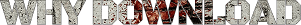 The concrete letters are caked with zombie blood.