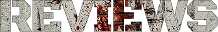 The concrete letters are caked with zombie blood.